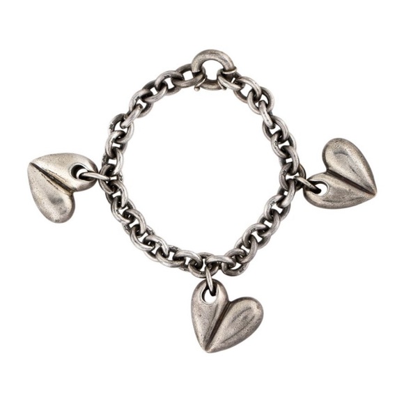 Barry Kieselstein-Coed Sterling Silver Heart Bracelet - Picture 11 of 11